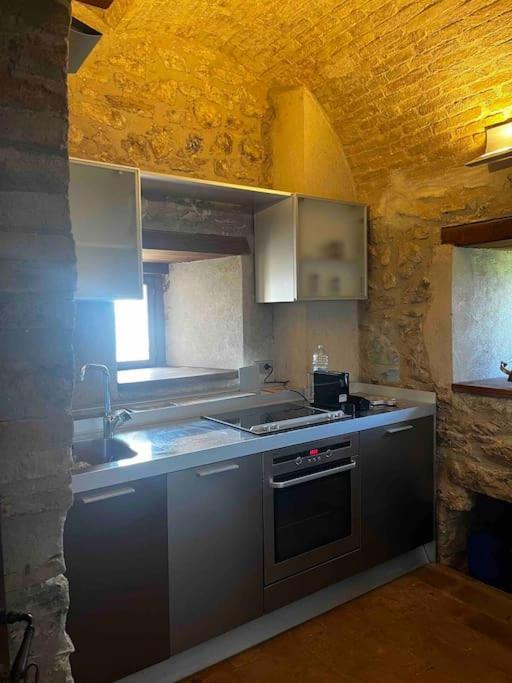 Medieval Tower In Umbria With Swimming Pool Montelagello Экстерьер фото