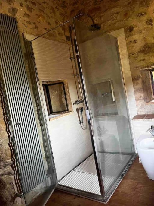 Medieval Tower In Umbria With Swimming Pool Montelagello Экстерьер фото